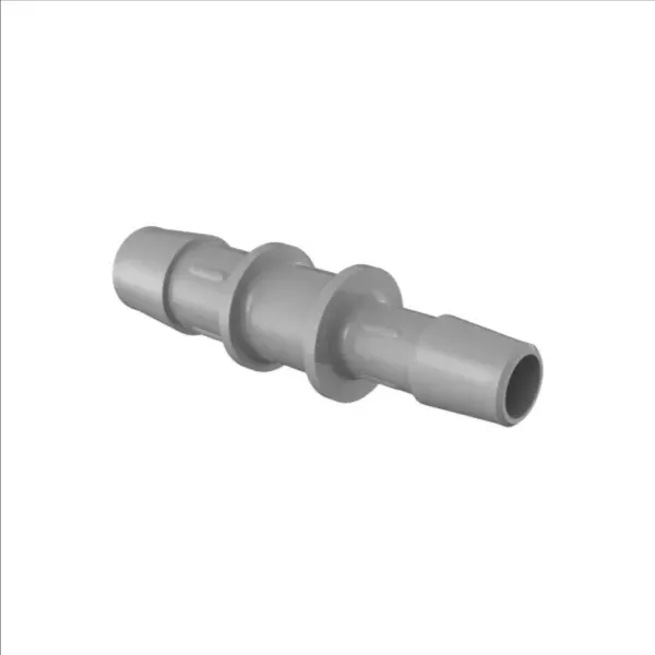 ELDON JAMES C8-6PVDF Reduction Coupler, 1/2 x 3/8 Inch Inside Dia., Gray Kynar 740 | CJ8FBD