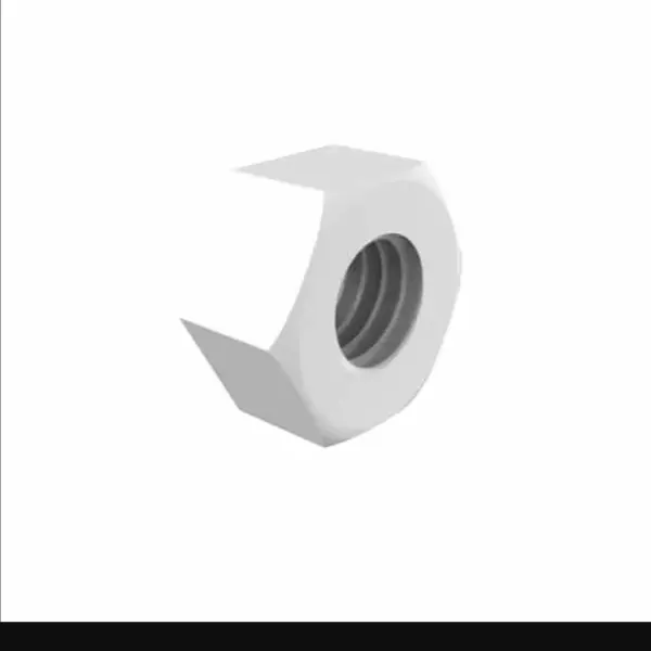 ELDON JAMES G102-150-18 Hex Nut With, 1/4-18 Npsf Straight Thread, Natural Nylon, 0.685 Inch Flat, 0.225 Inch Thick | CJ8NGB