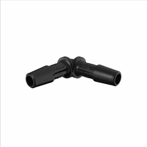ELDON JAMES L0-4BN Elbow, 1/4 Inch Inside Dia., Black Nylon | CJ8FKK