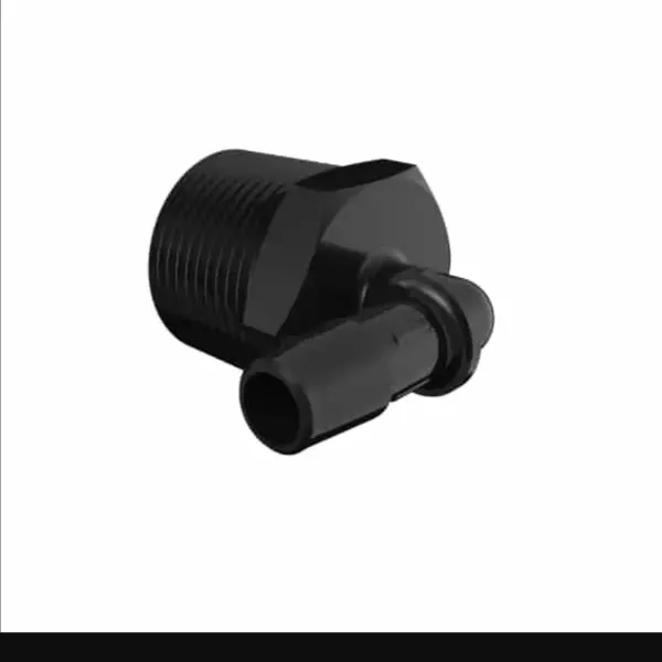 ELDON JAMES L12-6BN Black Nylon Elbow, 3/4 NPT Size, 3/8 Inch Inside Dia. | CJ8FRU