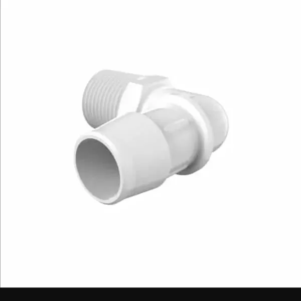 ELDON JAMES L8-12WP White Polypropylene Elbow, 1/2 NPT Size, 3/4 Inch Inside Dia. | CJ8GKW