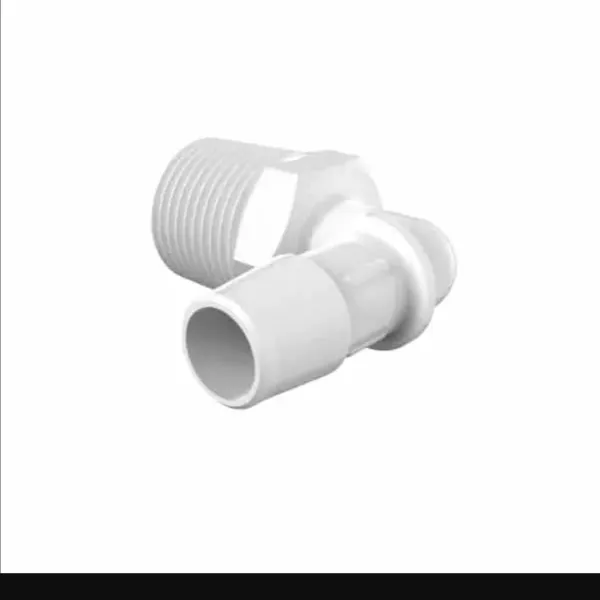 ELDON JAMES L8-8WN White Nylon Elbow, 1/2 NPT Size, 1/2 Inch Inside Dia. | CJ8GMD