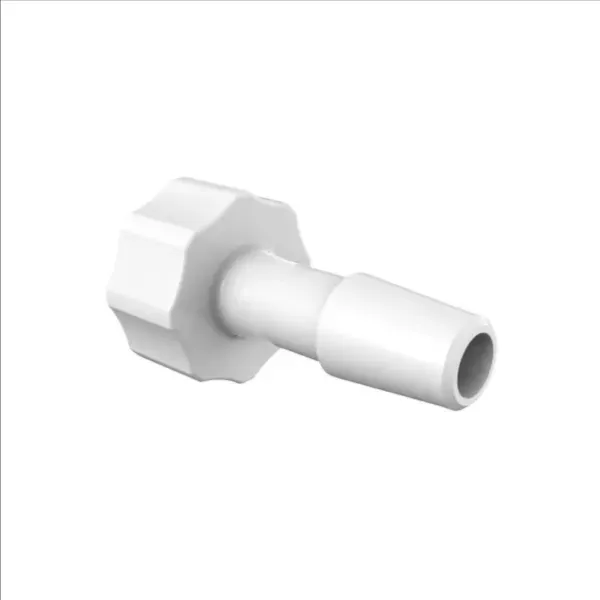 ELDON JAMES LBM-4CVU-QC Large Bore Male Luer, 1/4 Inch Inside Dia., Crystal QC | CJ8GPP