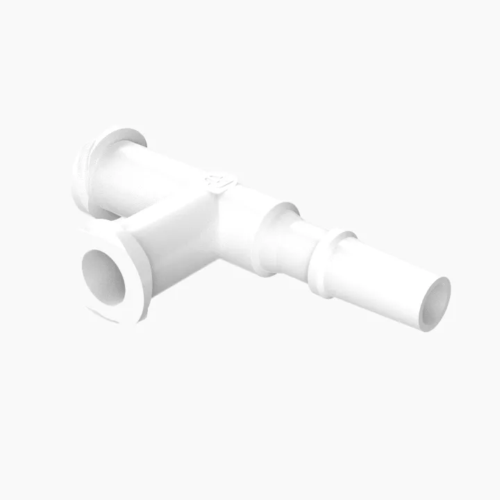 ELDON JAMES LFT-RLMN-QC Luer, Female (2x) Tee, Male Rotating Luer, Lock, Medical Nylon | CJ8GVN