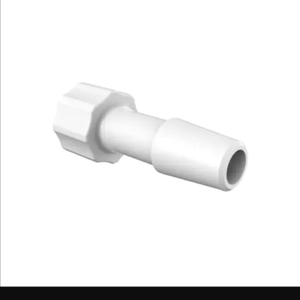 ELDON JAMES LM-4NK7-QC Male Luer, 1/4 Inch Inside Dia., Natural Kynar 740 QC | CJ8GXN