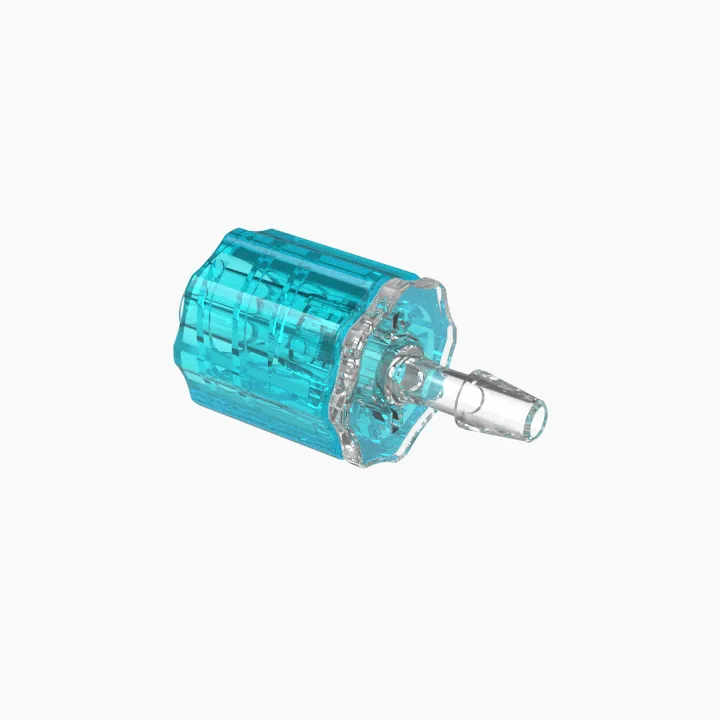 ELDON JAMES LMSLN-1.5CVU-B Stationary Male Luer, Lock 3/32 Barb Size, Crystal, Berry | CJ8HJB