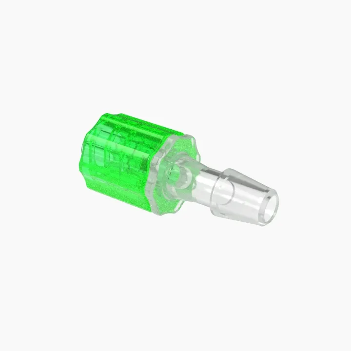 ELDON JAMES LMRLN-3PP-L Male Lock and Nut Assembly, 3/16 Inch Inside Dia., Polypropylene, Lime | CJ8HDE