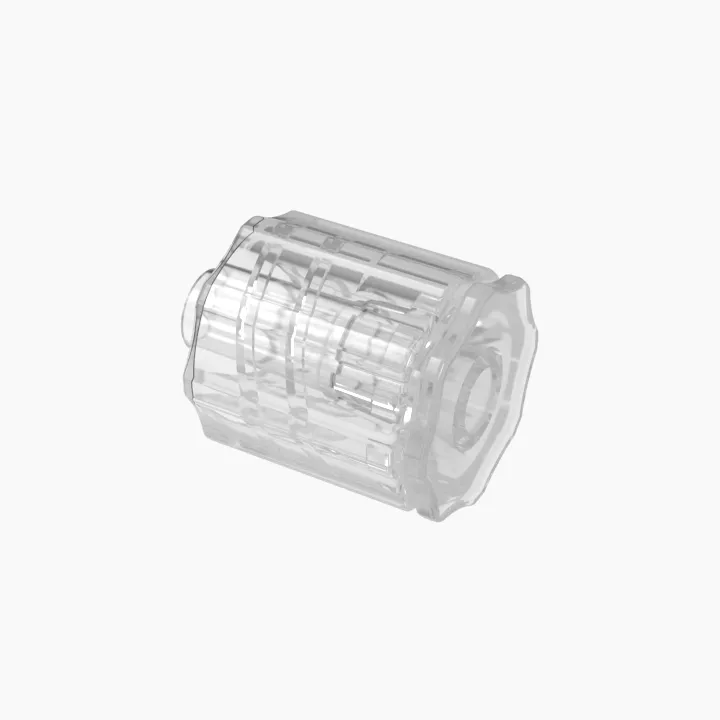 ELDON JAMES LMRLN-P-PP Rotating Luer Lock Plug and Nut Assembly, Polypropylene, Natural | CJ8HEV