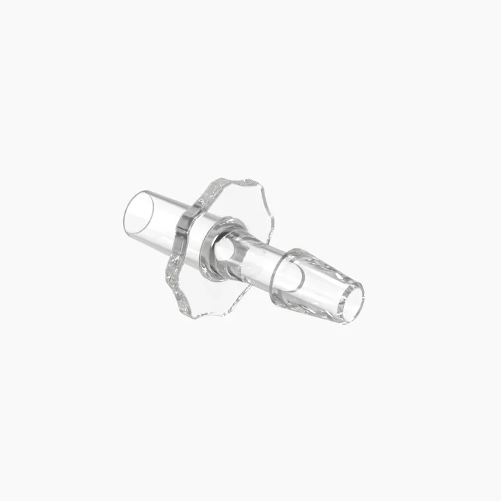 ELDON JAMES LMS-2CVU-QC Male Slip Luer, 1/8 Inch Inside Dia., Crystal | CJ8HGH