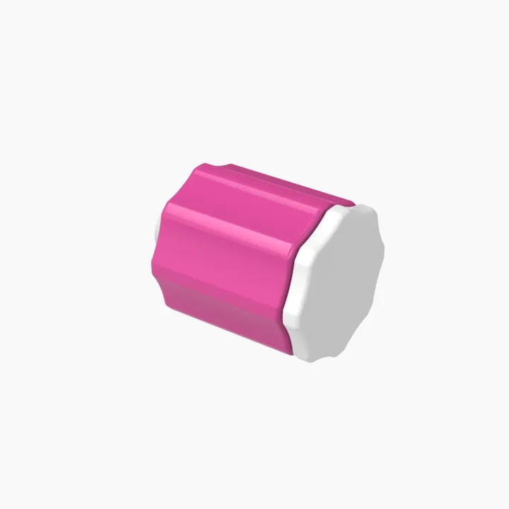 ELDON JAMES LMSLN-P-MN-R-QC Stationary Luer Lock Plug and Nut Assembly, Medical Nylon, Rose | CJ8HPZ