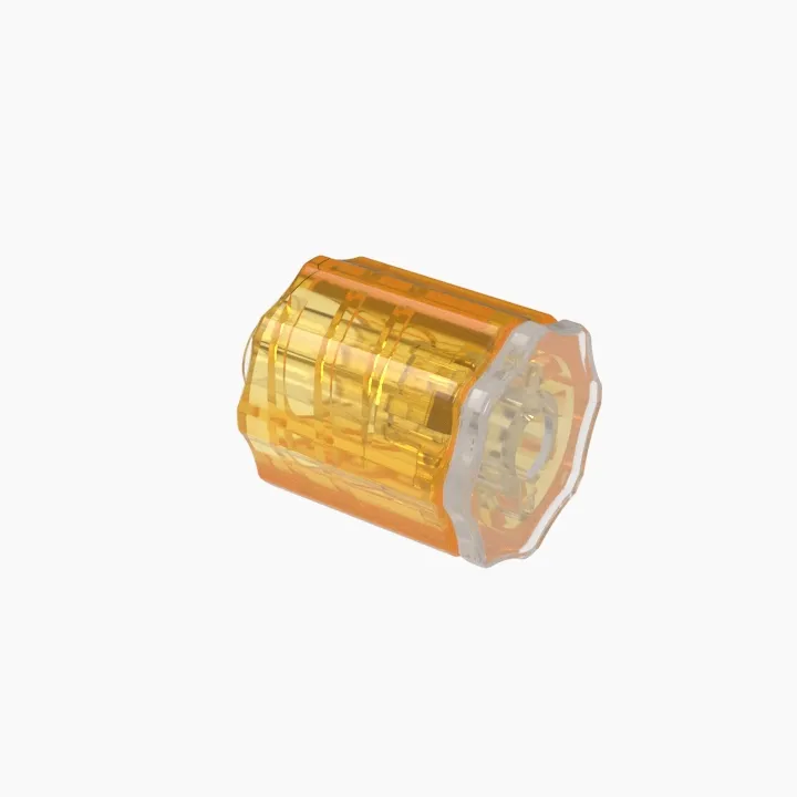 ELDON JAMES LMSLN-P-PP-O Stationary Luer Lock Plug and Nut Assembly, Polypropylene, Orange | CJ8HQF