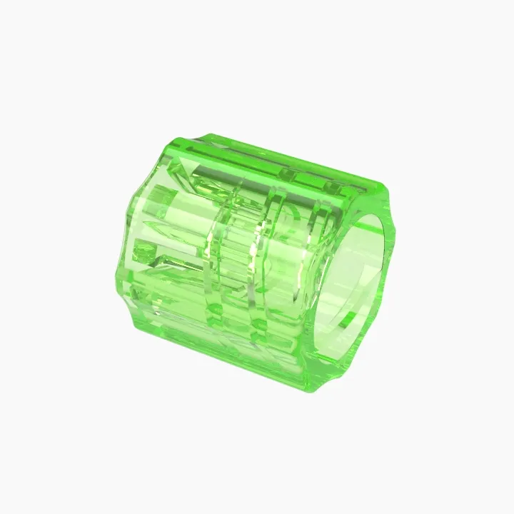 ELDON JAMES LSLR-CVU-L-QC Snap Lock Nut, Crystal, Lime | CJ8HRW