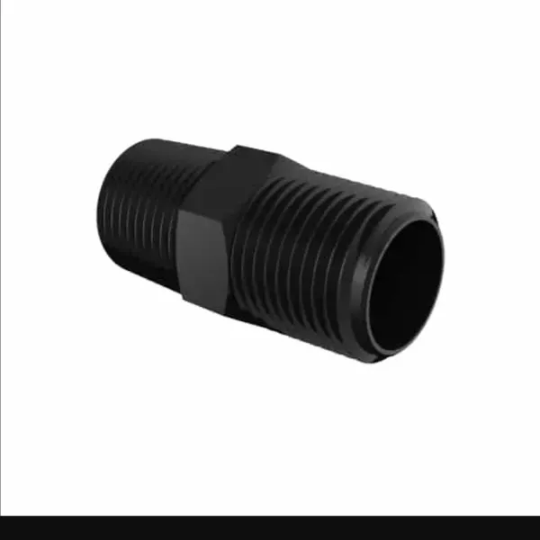 ELDON JAMES N6BN Black Nylon Nipple, 3/8 NPT Size | CJ8HXQ