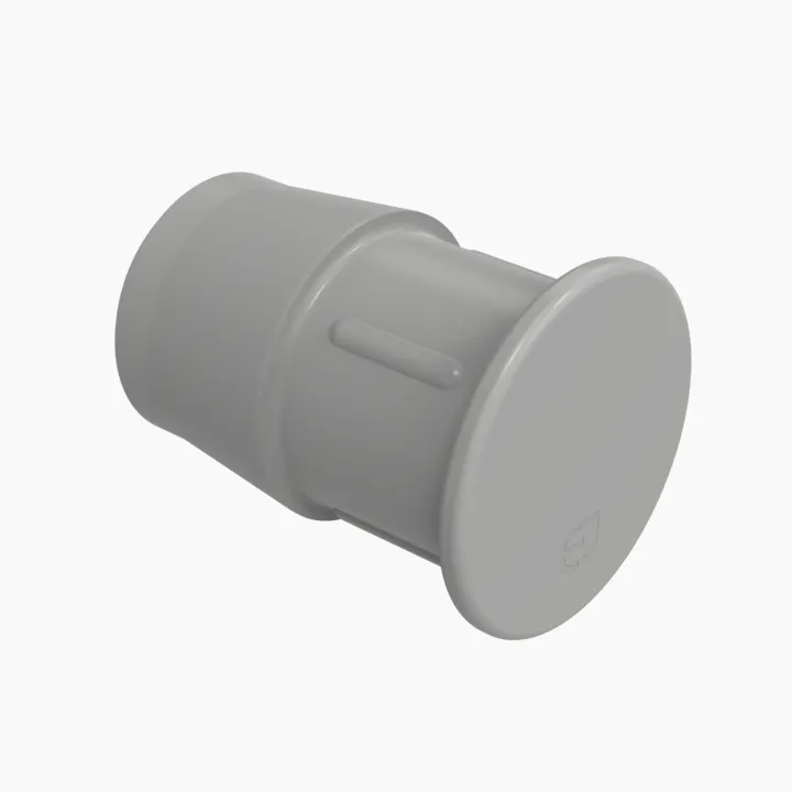 ELDON JAMES P0-12PVDF Barbed Plug, 3/4 Inch Size, Gray Kynar | CJ8HZT