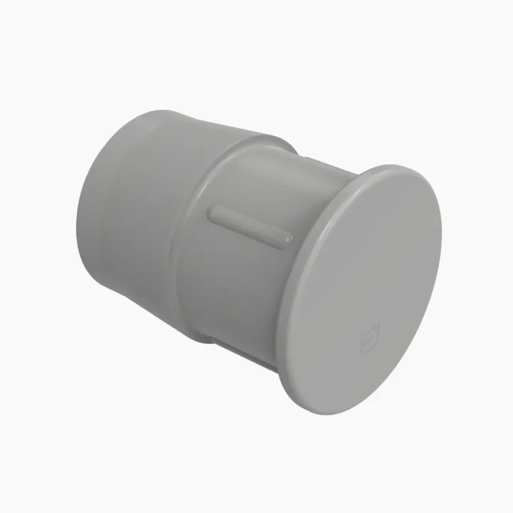 ELDON JAMES P0-16PVDF Barbed Plug, 1 Inch Size, Gray Kynar | CJ8JAA