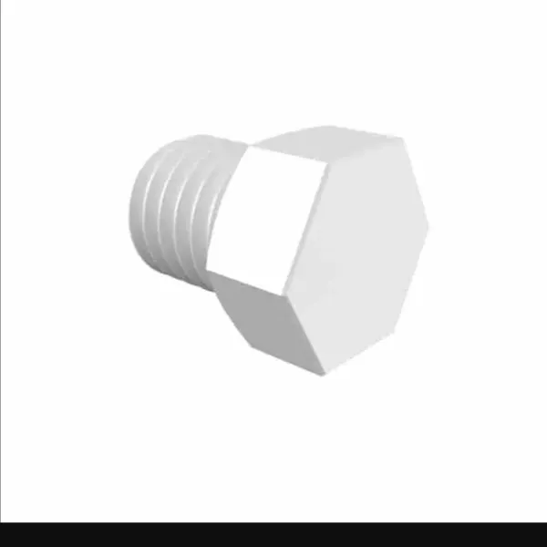 ELDON JAMES P1428-200PP Plug, 1/4-28 UNF Thread Size, Polypropylene | CJ8JDN