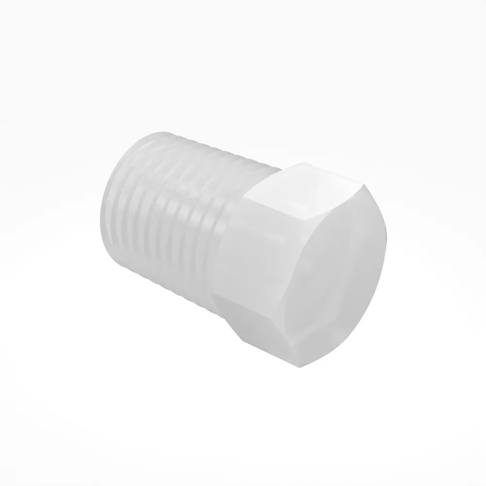 ELDON JAMES P4-S80PP Threaded Hex Plug, 1/4-18 NPT Size | CJ8JFQ