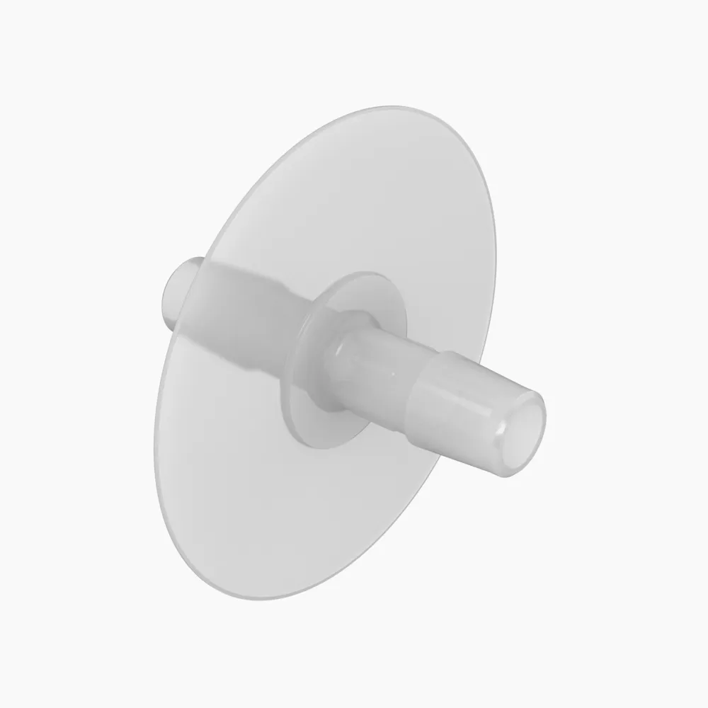 ELDON JAMES PDO6NKF-QC Opposing Port Disc, 3/8 Inch Barb, Natural Kynar Flex QC | CJ8JJK