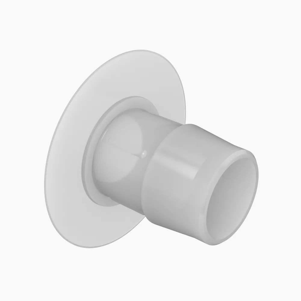 ELDON JAMES PND16NKF-QC Port Disk, 1 Inch Barb, No Dimples, Natural Kynar Flex QC | CJ8JPF