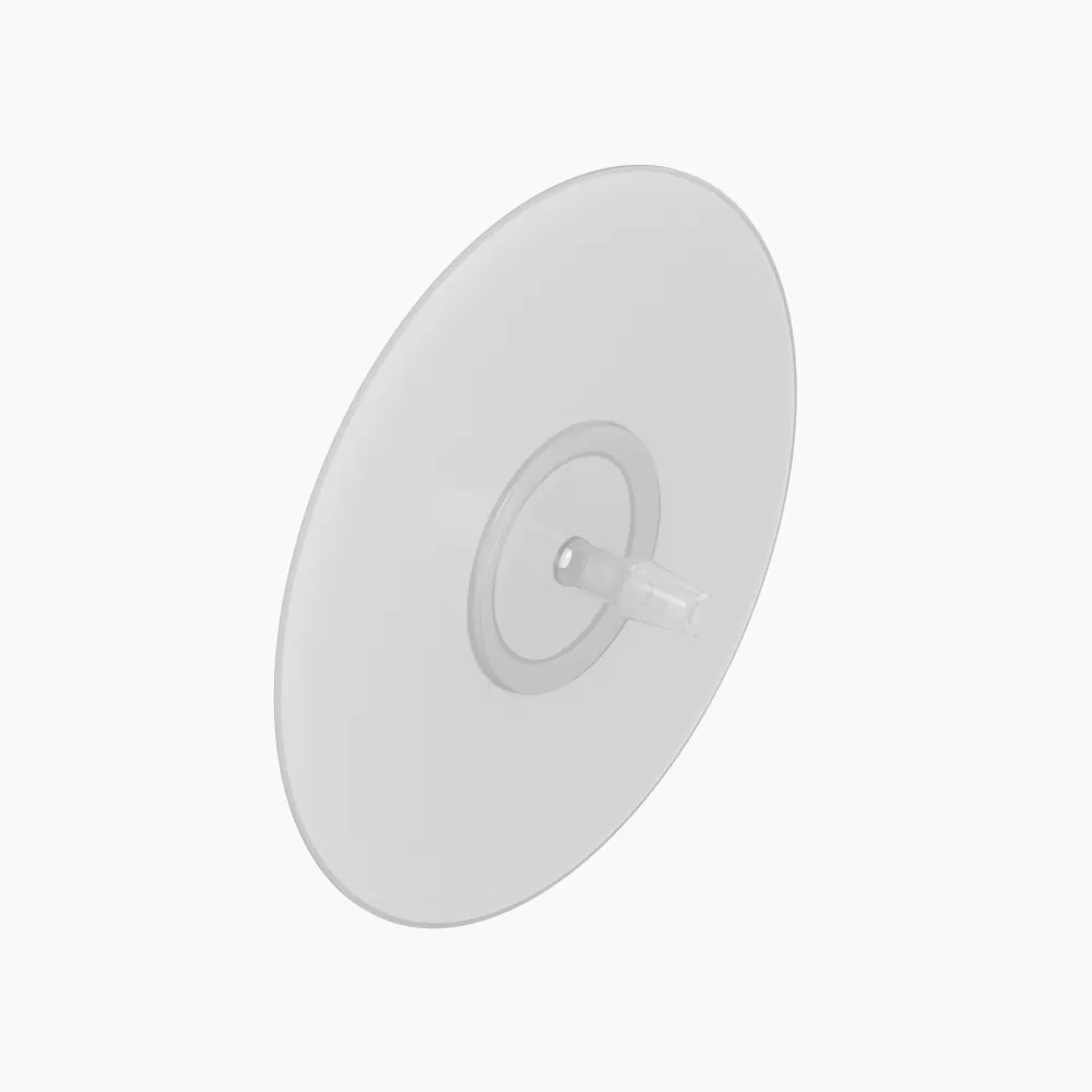 ELDON JAMES PND2NKF-QC Port Disk, 1/8 Inch Barb, No Dimples, Natural Kynar Flex QC | CJ8JPL