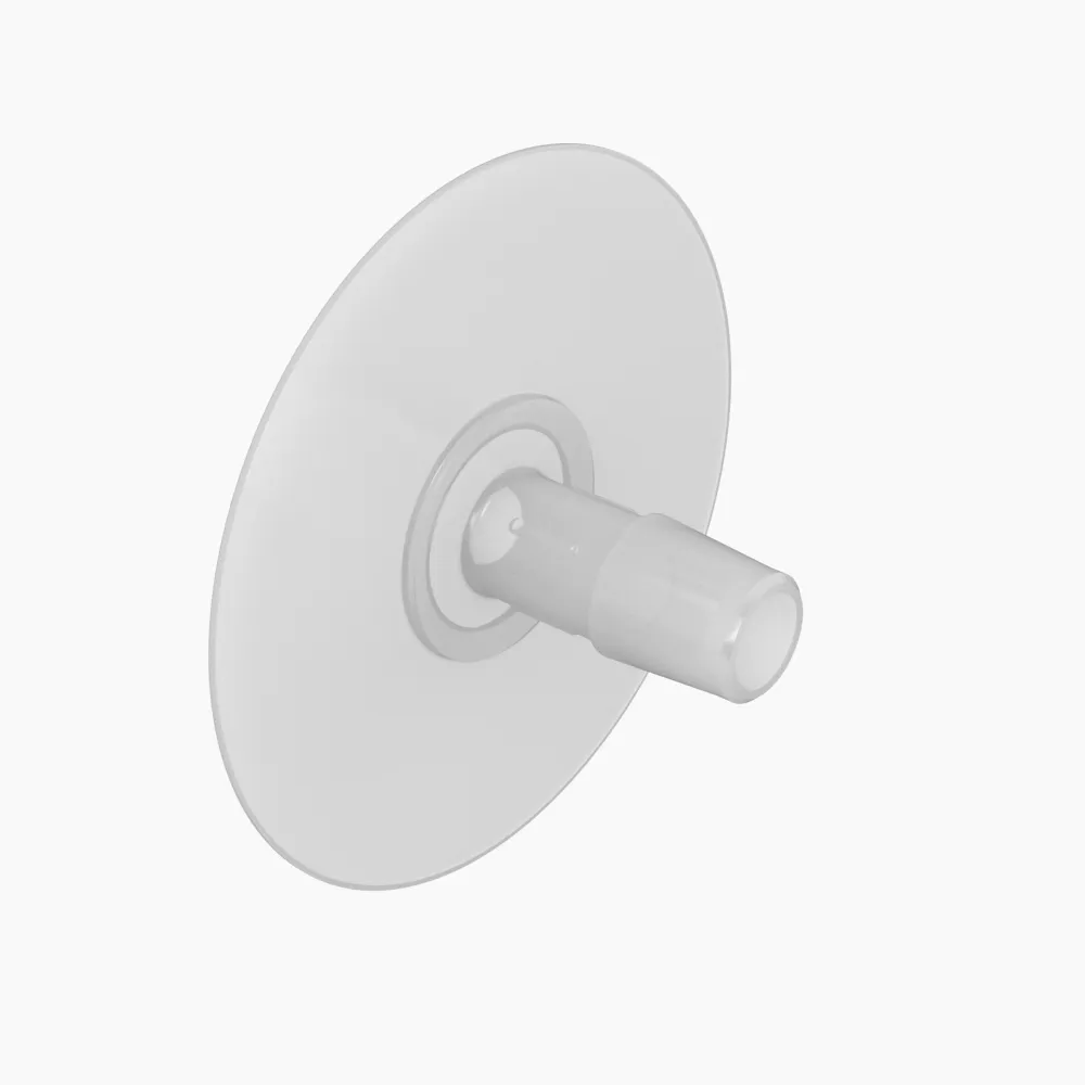 ELDON JAMES PND6NKF-QC Port Disk, 3/8 Inch Barb, No Dimples, Natural Kynar Flex QC | CJ8JPX