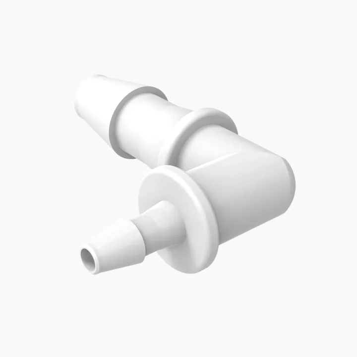 ELDON JAMES RL2-1-200WP Miniature Reduction Elbow, 1/8 x 1/16 Inch Size, White Polypropylene | CJ8JTB