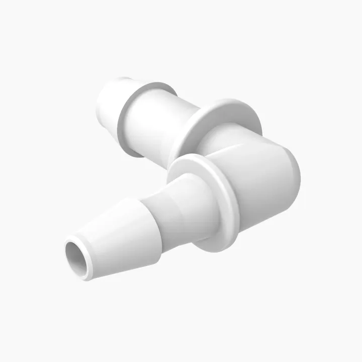 ELDON JAMES RL3-2-200NN Reduction Elbow, 3/16 x 1/8 Inch Barb, Natural Nylon | CJ8JTE