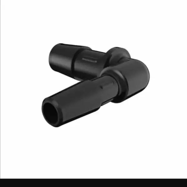 ELDON JAMES RL6-4BN Reduction Elbow, 3/8 x 1/4 Inch Size, Black Nylon | CJ8JUA