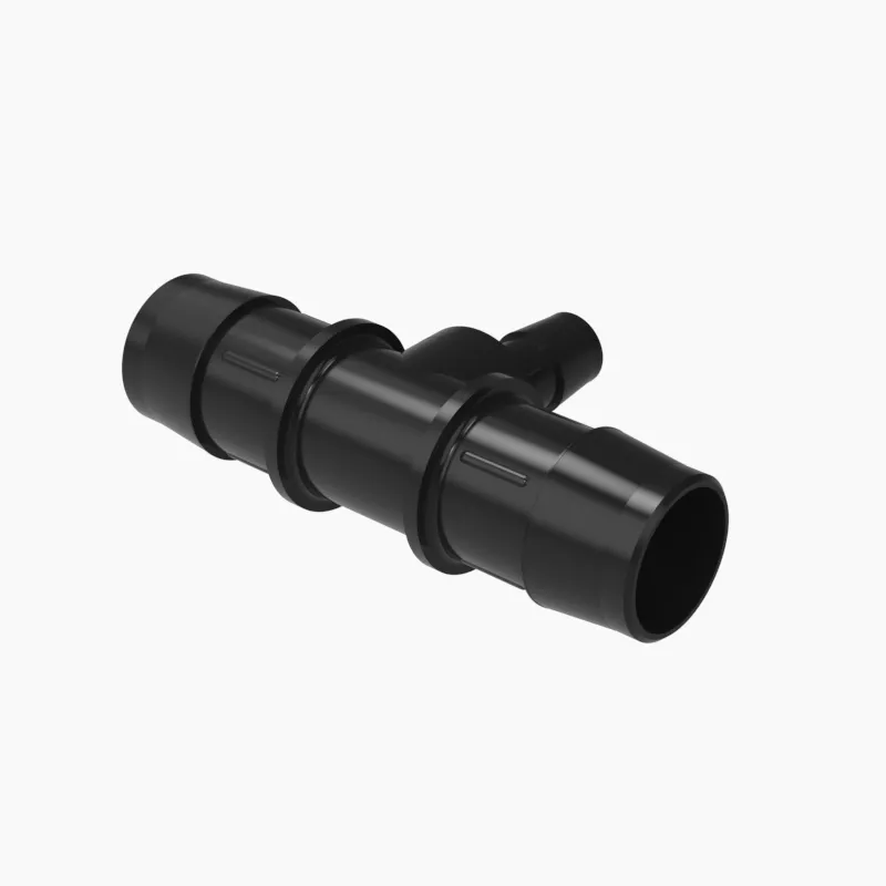 ELDON JAMES RT16-8BN Barbed Recuction Tee, 1 x 1/2 Inch Size | CJ8KBW