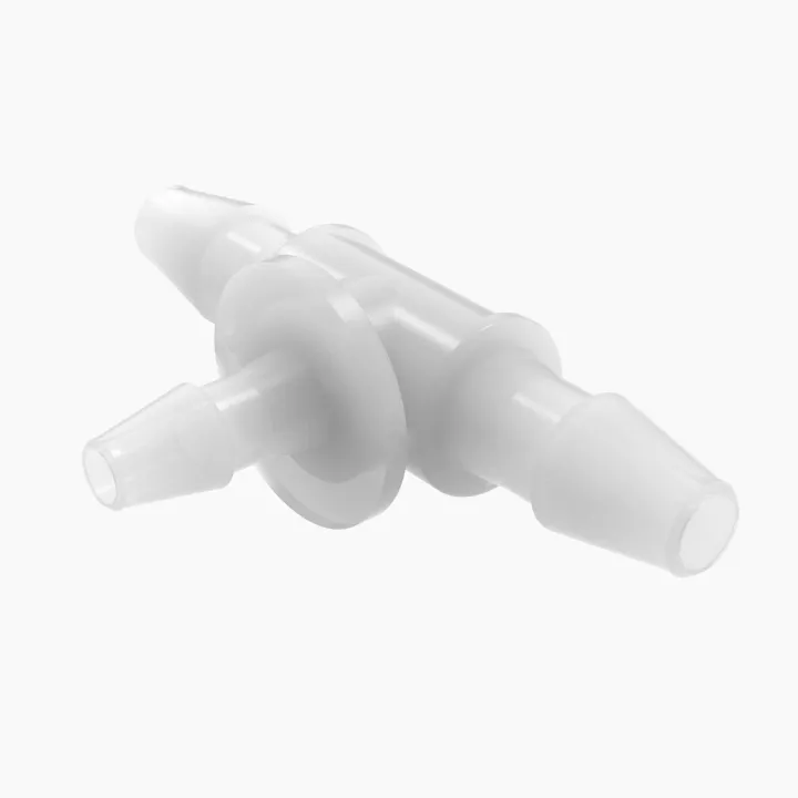 ELDON JAMES RT2-1.5-200NK7 Reduction Tee, 1/8 x 3/32 Inch Barb, Natural Kynar 740 | CJ8KCR