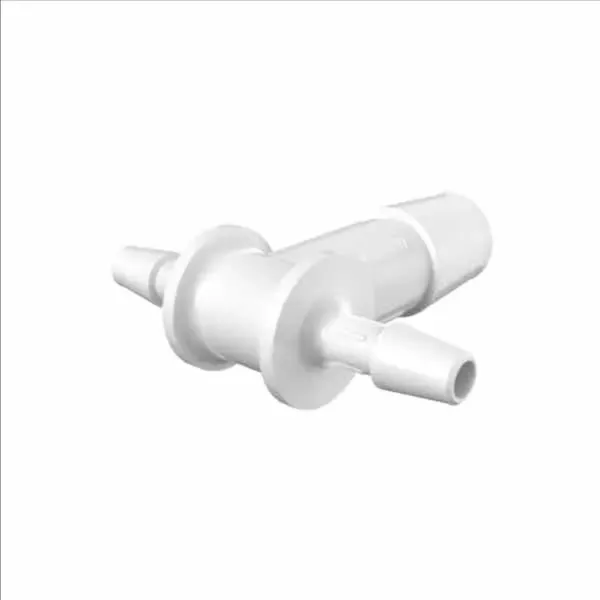 ELDON JAMES RT2.5-6WP Reduction Tee, 5/32 x 3/8 Inch Size, White Polypropylene | CJ8KCN