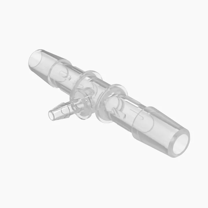 ELDON JAMES RT4-1.5-200PP Reduction Tee, 1/4 x 3/32 Inch Barb, Polypropylene | CJ8KEA