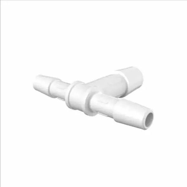 ELDON JAMES RT4-6NK7-QC Natural Kynar 740 Reduction Tee, 1/4 x 3/8 Inch Inside Dia. | CJ8KFJ