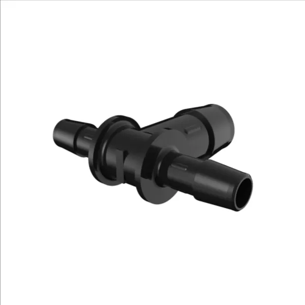 ELDON JAMES RT6-10GFBN Barbed Recuction Tee, 3/8 x 5/8 Inch Size | CJ8KFR