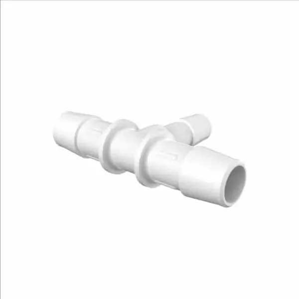 ELDON JAMES RT8-6WP White Polypropylene Reducing Tee, 1/2 x 3/8 Inch Inside Dia. | CJ8KJD