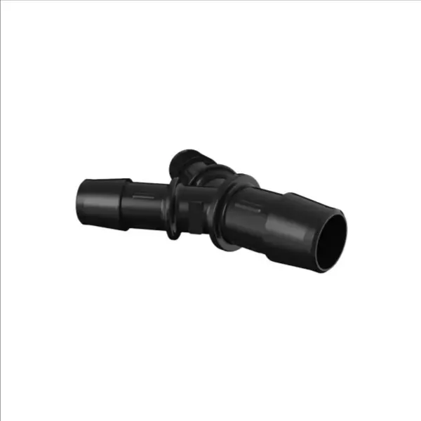ELDON JAMES RY8-10BN Reduction Y Fitting, 1/2 x 5/8 Inch Inside Dia., Black Nylon 6/6 | CJ8KLF