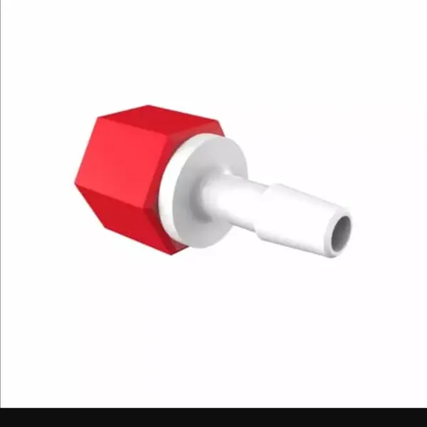 ELDON JAMES SAF9-4NNRN Straight Female Swivel, 1/4 Inch Barb, Natural Nylon, Red | CJ8KMB