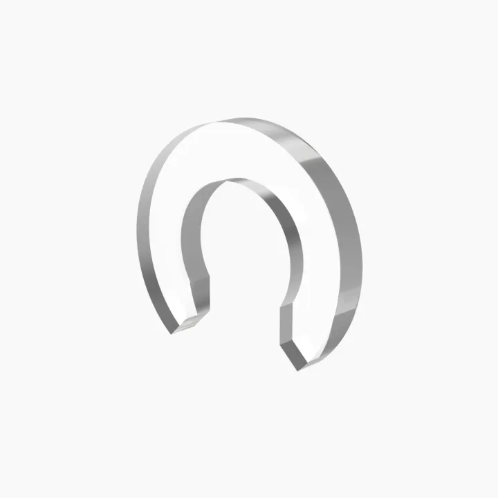 Standard Color Code Clips, 1/4 Inch Panel Mount And Bulkhead Fittings