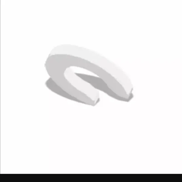 ELDON JAMES SCRWN Color Coded Clip Ring, White | CJ8KNT