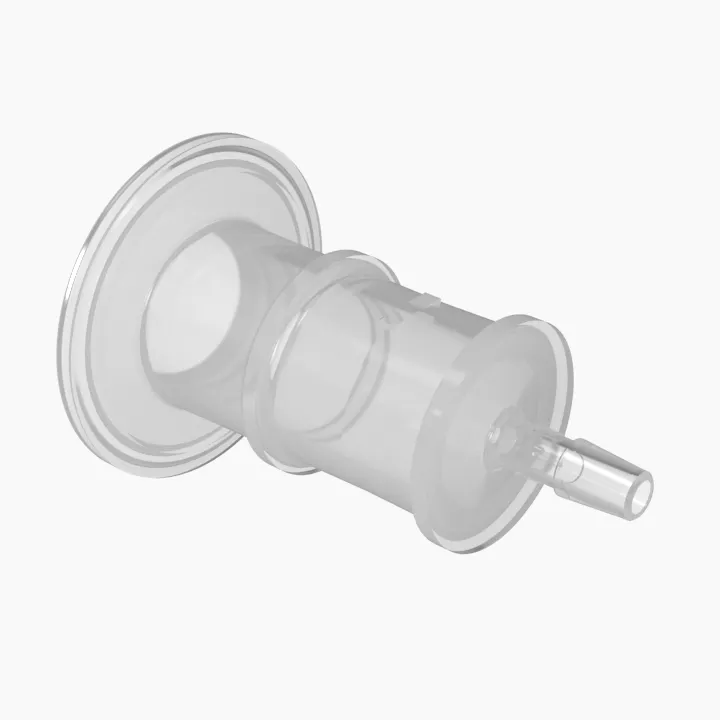 ELDON JAMES SF16-SB4PP-QC Cleanroom, 1 Inch Sanitary Flange, 1/4 Inch Barb, Polypropylene | CJ8KQU