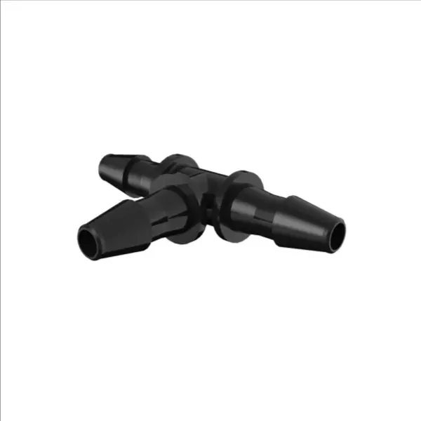 ELDON JAMES T0-1.5-200BN Black Nylon Tee, 3/32 Inch Inside Dia. | CJ8KUR