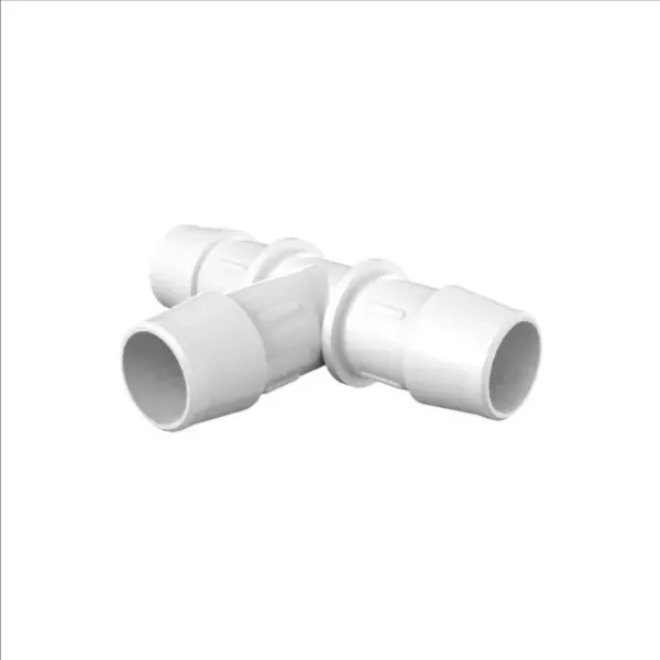 ELDON JAMES T0-12PP-QC Animal Derivative Free Natural Polypropylene Tee, 3/4 Inch Barb | CJ8KWT