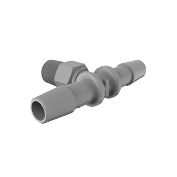 ELDON JAMES T2-5GFBN Barbed Tee, 1/8-27 NPT To 5/16 Size | CJ8LJN