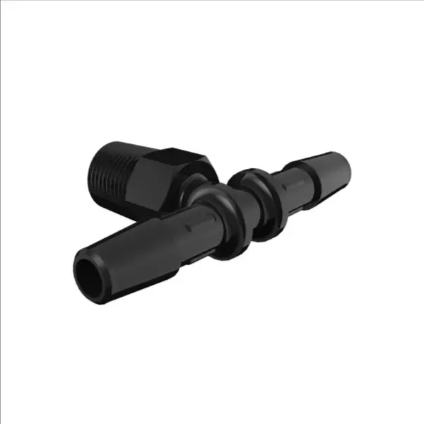 ELDON JAMES T2B-4GFBN Barbed Tee, 1/8-28 BSP To 1/4 Size | CJ8LKU