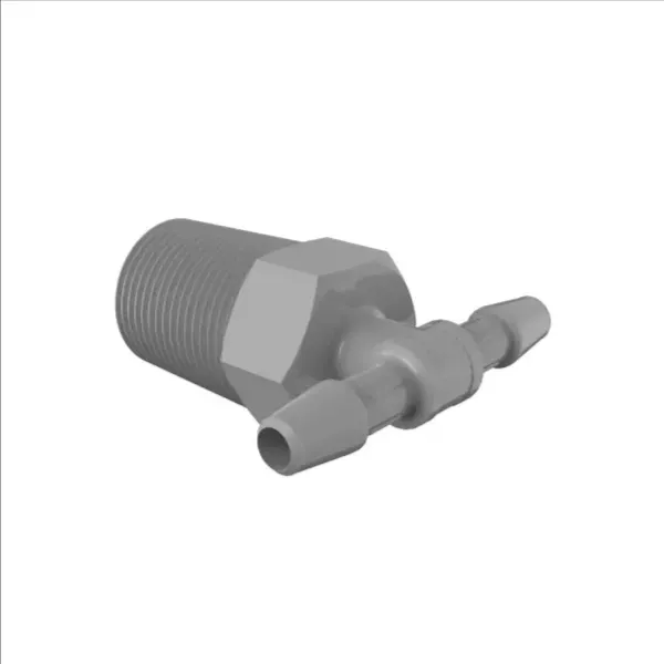 ELDON JAMES T4-2.5PVDF Gray Kynar 740 Tee, 1/4 NPT Size, 5/32 Inch Inside Dia. | CJ8LLU