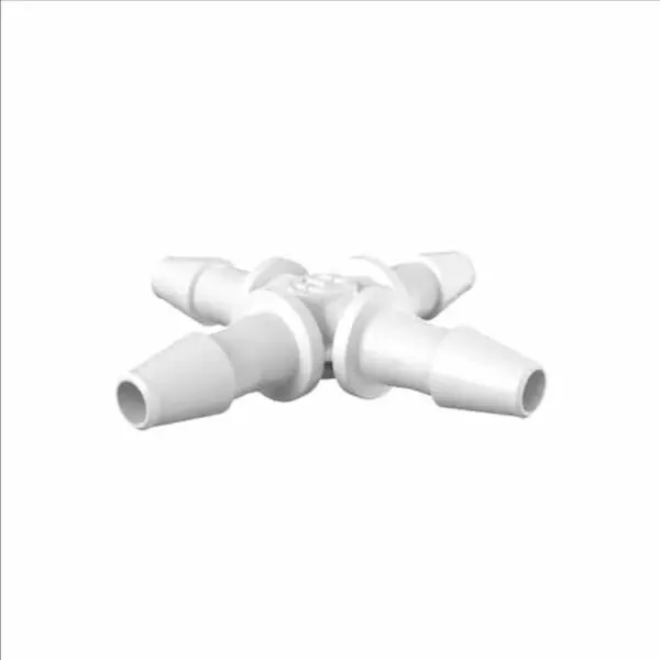 ELDON JAMES X0-3-200NN Cross, 3/16 Inch Inside Dia., Natural Nylon | CJ8LYX