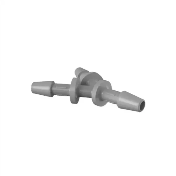 ELDON JAMES Y0-1PVDF Y Connector, 1/16 Inch Inside Dia., Gray Kynar 740 | CJ8MCC