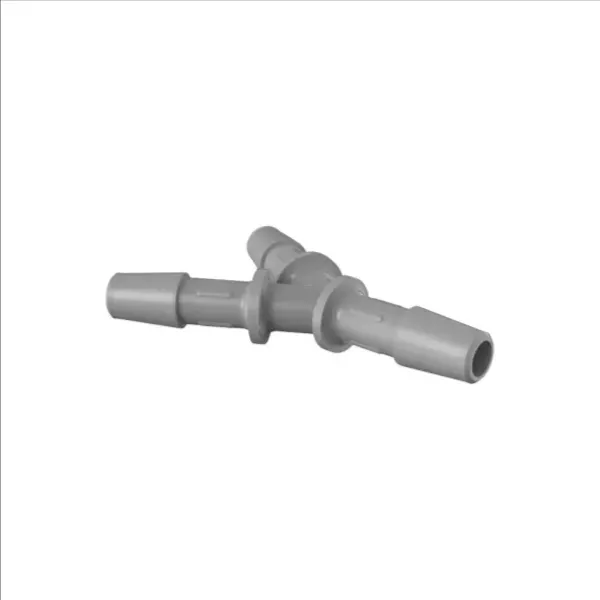 ELDON JAMES Y0-4PVDF Y Connector, 1/4 Inch Inside Dia., Gray Kynar 740 | CJ8MEL