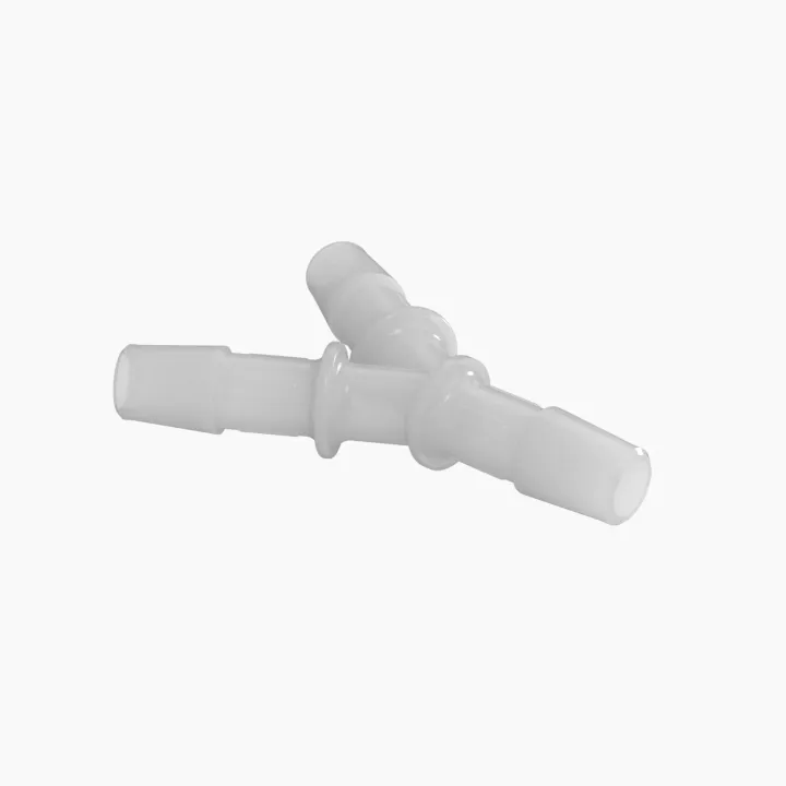 ELDON JAMES Y0-5NK7 Y Connector, 5/16 Inch Inside Dia., Natural Kynar 740 | CJ8MET