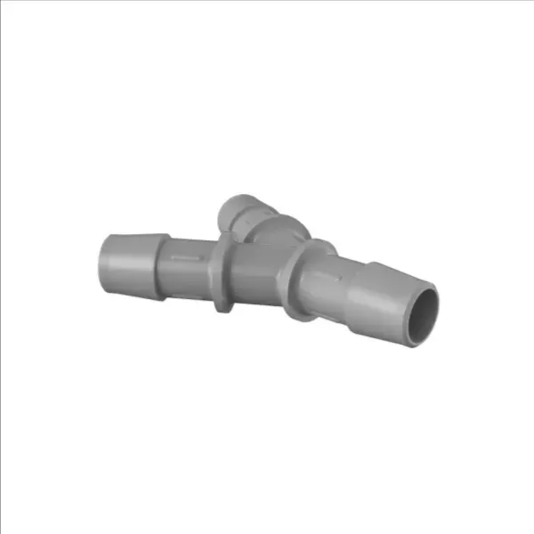 ELDON JAMES Y0-8PVDF Y Connector, 1/2 Inch Inside Dia., Gray Kynar 740 | CJ8MGG